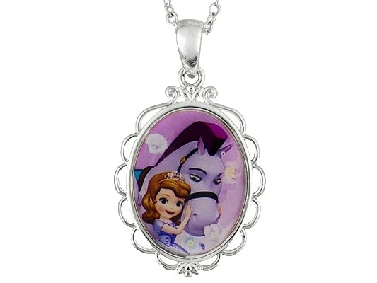 Joyería de Moda Bañado en Plata Esmalte Disney