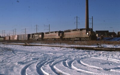 #ad #ad EL 3002 ERIE LACKAWANNA PC Railroad Train Locomotive Original 1976 Photo Slide $4.99