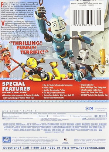 Robots - Robin Williams, Greg Kinnear, Mel Brooks New DVD - Picture 2 of 2