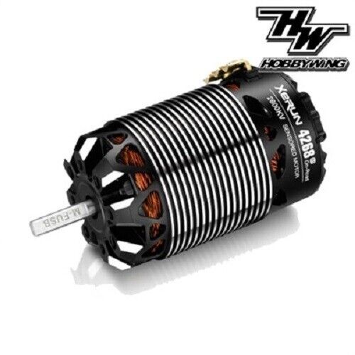 Hobbywing XERUN-4268SD-2400KV-BLACK-G3-ONROAD Sensored Motore brushless 4 Poli 1 - Picture 1 of 2