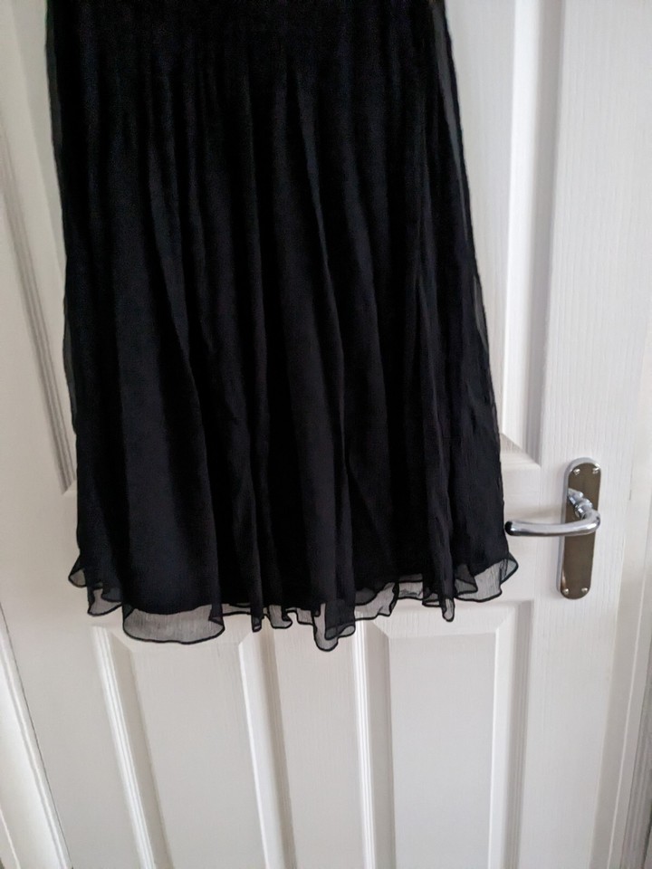 Oasis Sleeveless Party Dress Size 10 Black eBay