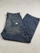 Signature By Levi Strauss Co Jeans Men's 42X29 Blue Gold Label Carpenter Pants