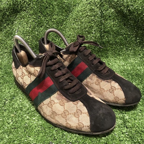 Gucci Mens Guccissima 117711 Gg Canvas Sneakers | eBay