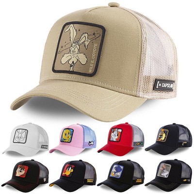 Karton Mesh Basecap Herren Damen Baseball Kappe Baseballcap Trucker Hüt Mütze