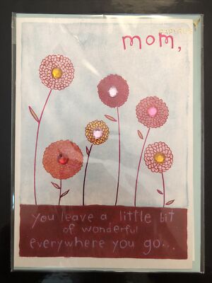 Papyrus Jeweled Flowers Mom MOTHER card BEAUTIFUL sealed NEW