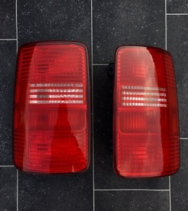 Rote Lasierung Aufbereitung Ihrer Vw Caddy 2 3 Ruckleuchten Rucklichter Ebay