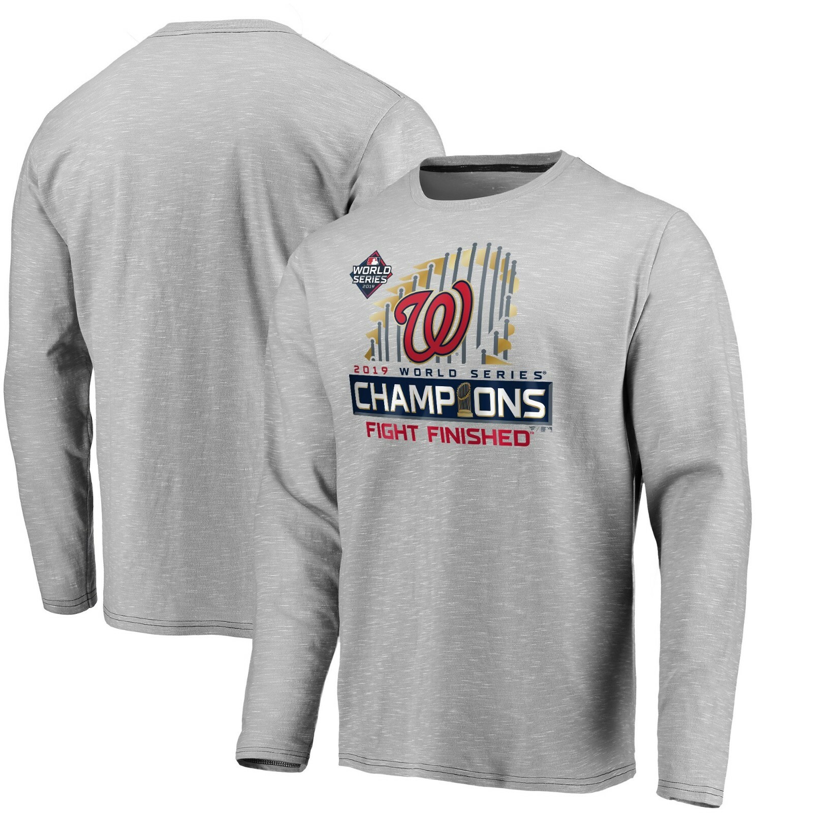 Men's Atlanta Braves Fanatics Branded Black 2021 World Series Champions Parade Long Sleeve T-Shirt