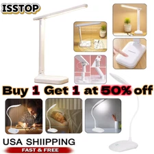 LED Desk Lamp Touch Sensor Reading Foldable Table Lamp Eye Caring Reading Light