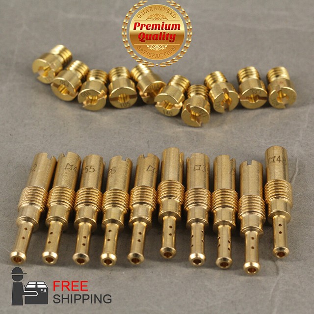 For PWK Keihin OKO CVK 10pc Carburetor Main Jet Kit & 10pcs Set Slow/Pilot Jet eBay