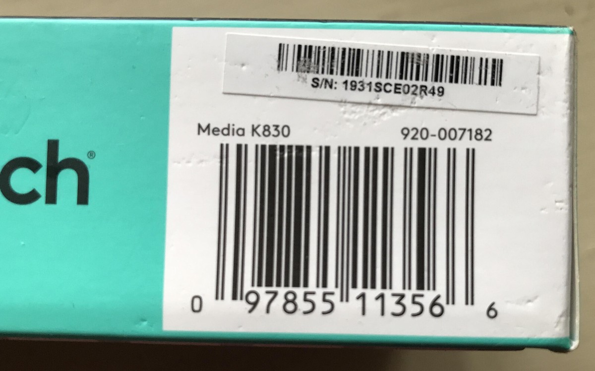 Logitech K830 Illuminated Keyboard with Touchpad - Brand New