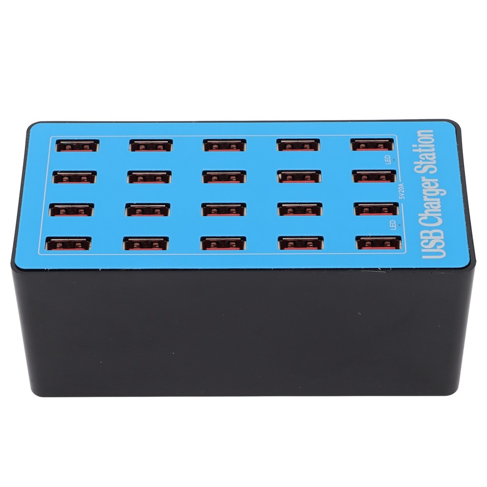 WLXA5+ 100W 20-Port USB Fast Charging Station Wall Power Adapter