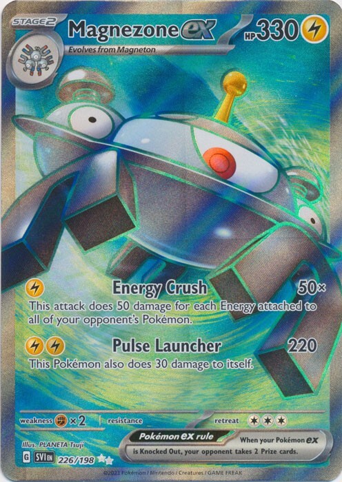 Magnezone ex - 226/198  Ultra Rare Scarlet & Violet Base Set Pokemon TCG