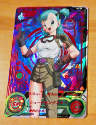 Dragon Ball Z GT DBZ DBS HEROES CARD PRISM KARTE SDBH1 Bulma SH1-60 DBH JAPAN NM