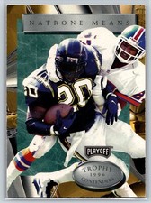 1996 Playoff Trophy Contenders Natrone Means San Diego Chargers #39