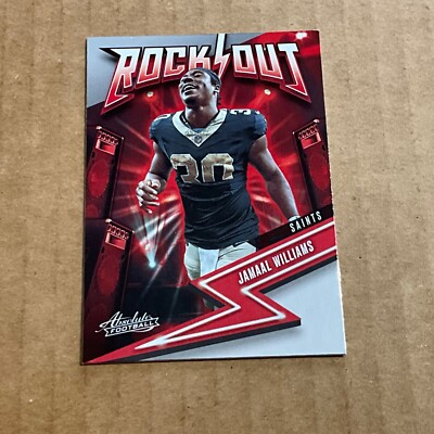 2023 Panini Absolute - Rock Out #20 Jamaal Williams New Orleans Saints 