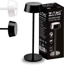 LAMPADA LED da Tavolo in Alluminio ricaricabile Touch Dimmerabile IP54 3000k 2W 