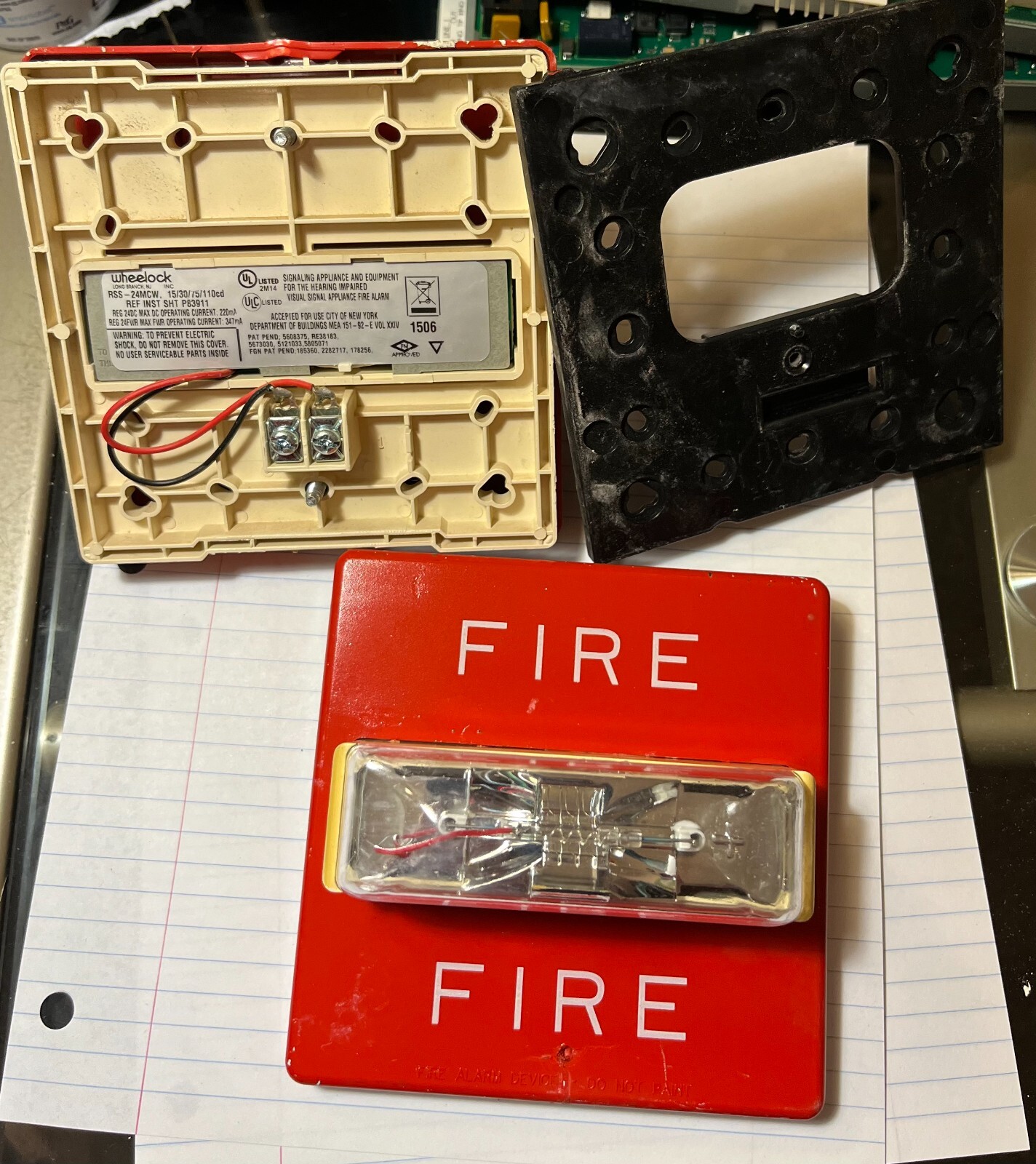 WHEELOCK RSS-24MCW FIRE ALARM STROBE | eBay