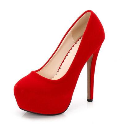 Men's High stilettos Heels Crossdresser Drag Queen faux Suede Shoes plus size