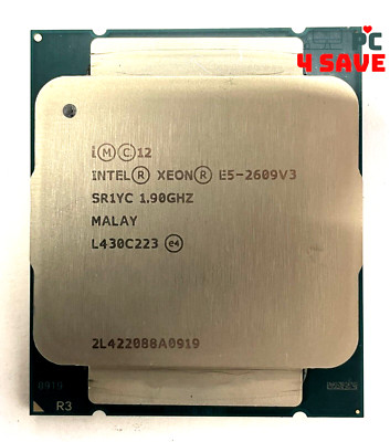 Intel Xeon E5-2609 V3 1.9GHz 6-Core 15MB LGA2011-3 Server Processor SR1YC 85W