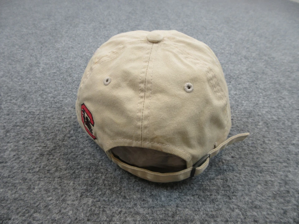 Carolina del Sur Gamecocks Sombrero Gorra Correa Trasera Beige Rojo Logo Fútbol Universitario Para Hombres Foto 3 de 4