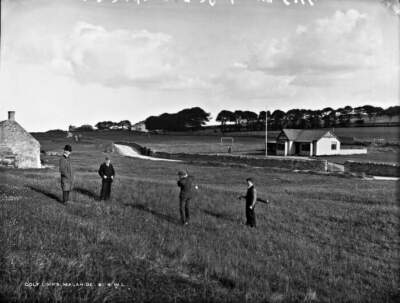 Golf Links Malahide Co Dublin Ireland c1900 OLD PHOTO