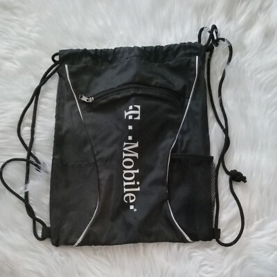 T-MOBILE Drawstring Backpack  Sack Gym School Sport Bag 
