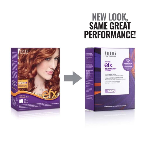 SALON ZOTOS HAAR LOCKEN TEXTUR THIO FREI EFX DAUERWELLE - FARBBEHANDELT 10ER PACK - Bild 2 von 2