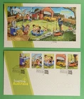 DR WHO 2009 AUSTRALIA 2 FDC INVENTIVE S/S R79444