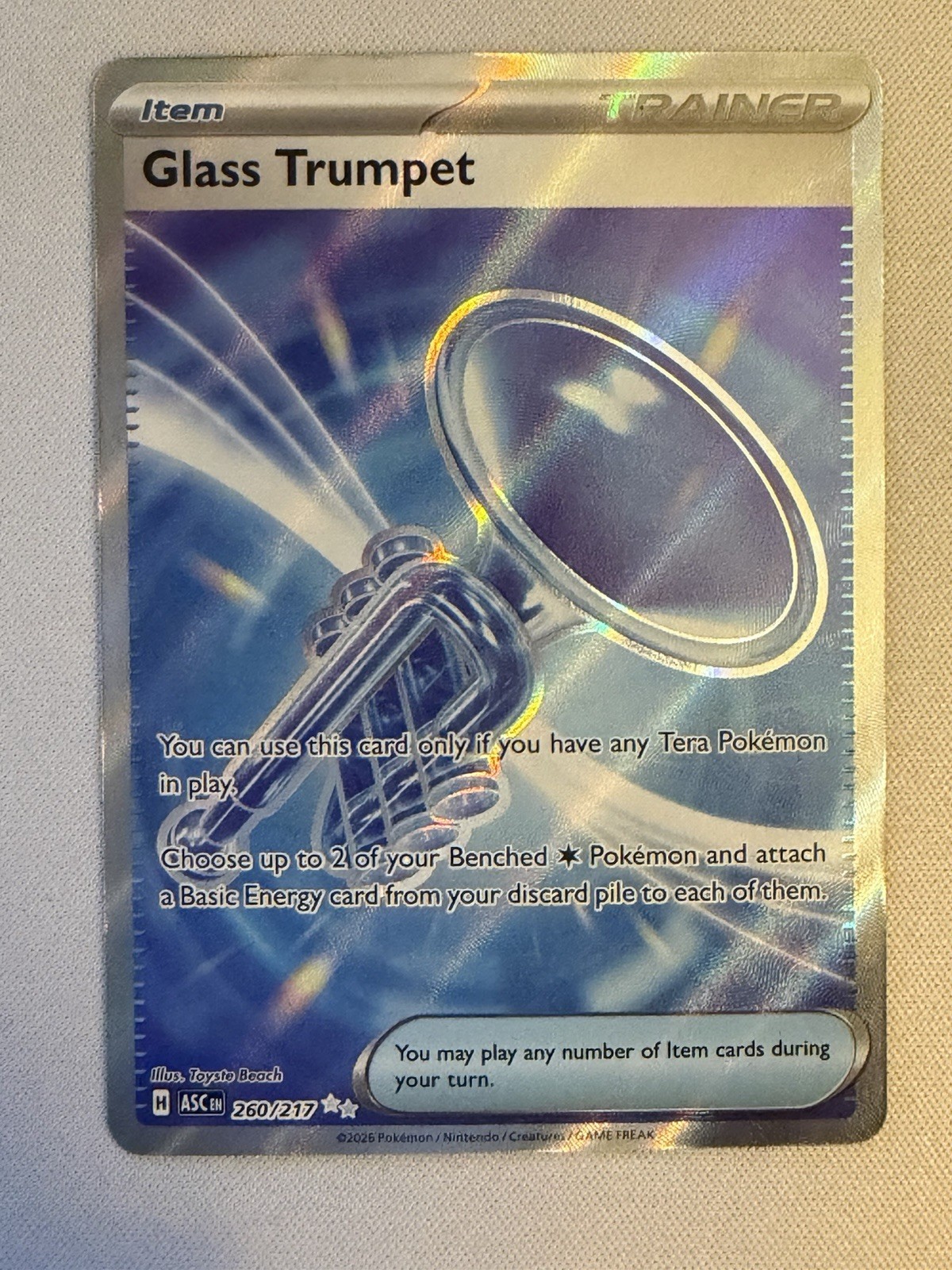 Glass Trumpet - 260/217 - ME: Ascended Heroes (ASC) NM