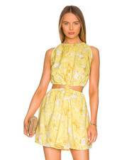FAITHFULL THE BRAND Women's Enditha Mini Dress Size 8 Size L