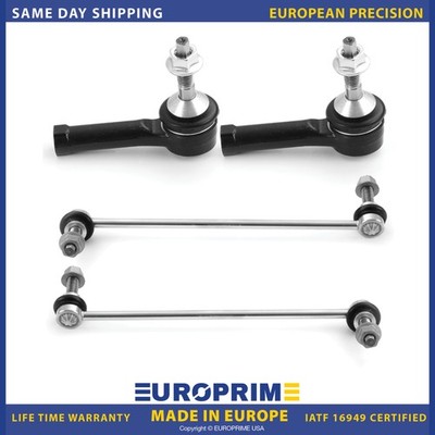 Front Outer Tie Rod End & Sway Bar Link Set for Police Interceptor Utility 4 PCS
