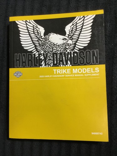 Harley-Davidson 2020 Trike Models Original Service Manual Supplement 94000742