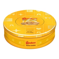 Assorted Butter Cookies Tin, 12 oz (Pack of 1) – Traditional Danish Shortbread S