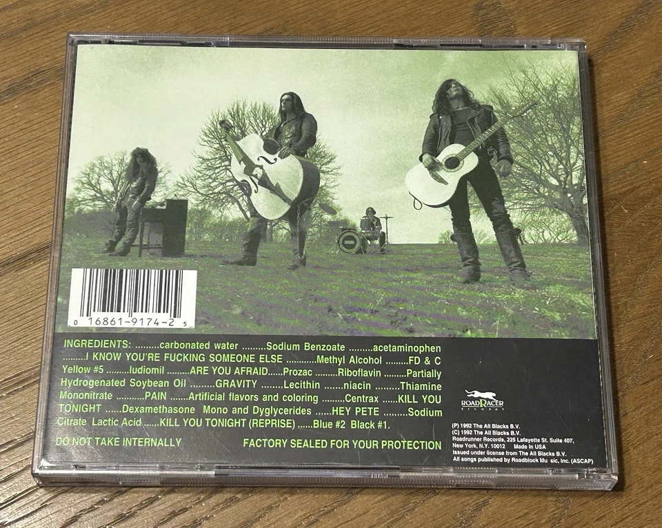 Type O Negative The Origin of the Feces CD RARE banned cover 1992 Heavy Metal - Image 2 of 3