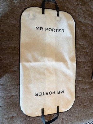 Mr Porter Garment Travel Bag Storage Bag - White 42'' x 23''  NEW