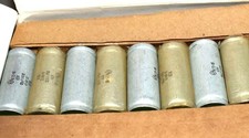 8 x  18 uF 63 V  PETP audio capacitors. NOS