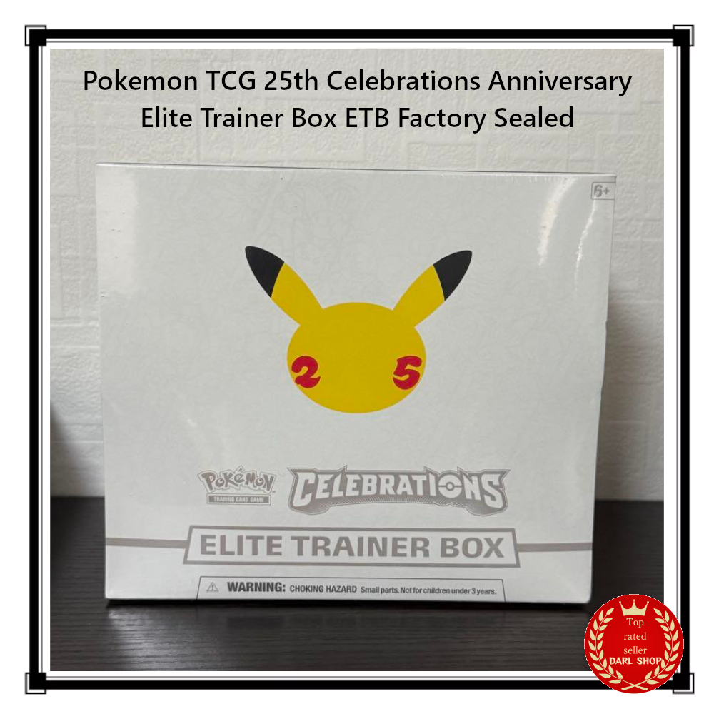 25th anniversary pokemon cards etb Pokemon Celebrations Elite Trainer Box ETB 25th Anniversary Sealed  Toy  Cabal