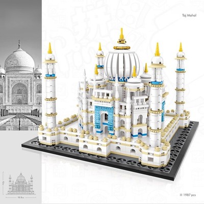 LOZ India Taj Mahal Imperial Palace Tower Blocks Brick Building Toy 1987PCS