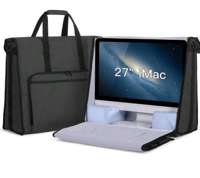 Damero Carrying Tote Bag Compatible with Apple 27'' iMac Desktop Computer, Black
