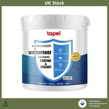 Hyper-Elastic Waterproof Coating 1L Liquid Rubber Sealant Clear Finish
