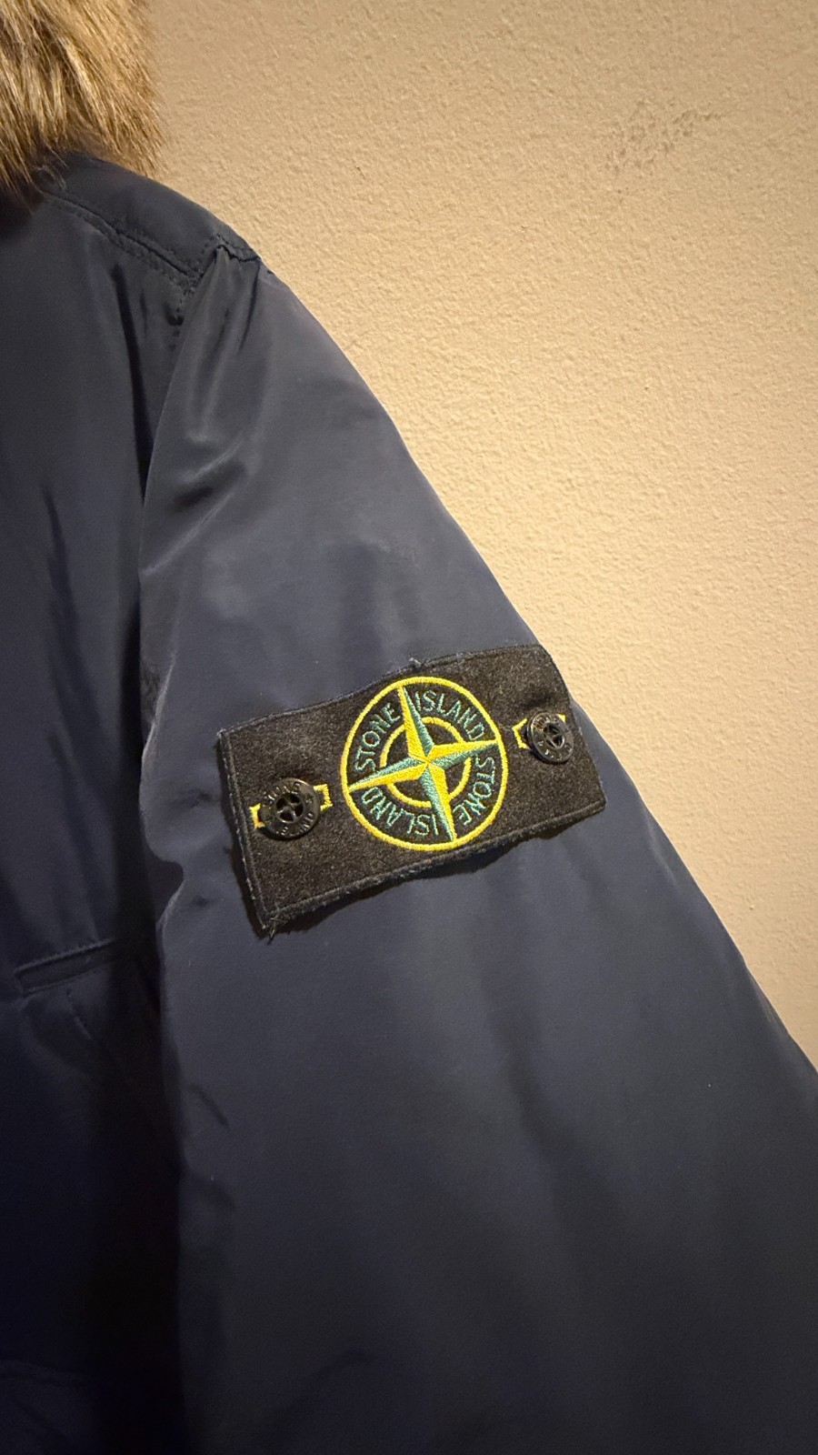 Stone Island | Micro Reps Down Winter Coat | Color. Blue | Size M - product detail image 3