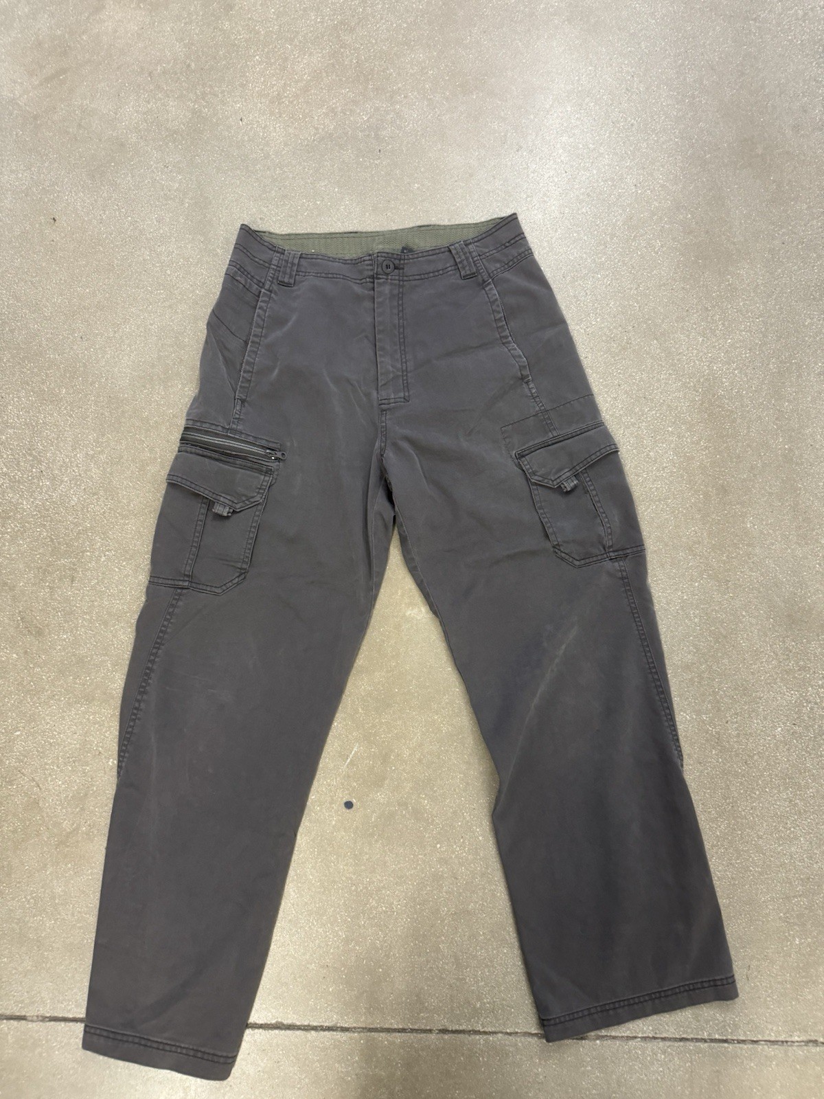 REI Pants Mens 30x30 Gray cotton Hiking Performance Outdoor fishing