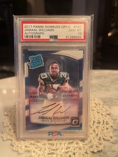 2017 PANINI DONRUSS OPTIC #167 JAMAAL WILLIAMS AUTOGRAPH PSA10 001/125