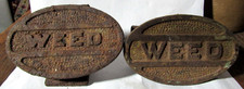 Weed Original Bumper Emblem Badge Vintage Cast Iron 1920s Buicks Cadillac Hudson