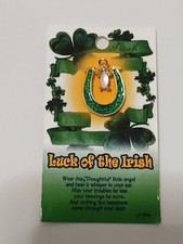 Luck Of The Irish Lapel Pin St. Patrick's Day Brand New Made In USA
