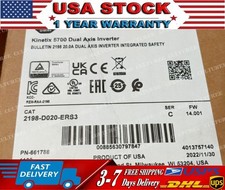 NEW Allen Bradley 2198-D020-ERS3 Kinetix 5700 Dual Axis Inverter