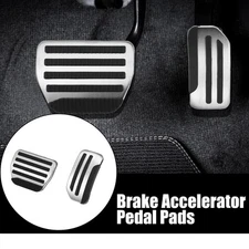 2pcs Brake and Gas Accelerator Pedal Covers for Nissan Pathfinder 2013-2021
