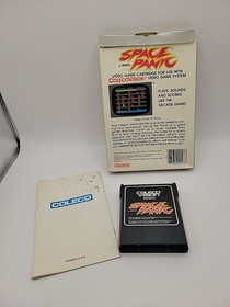 Space Panic (Colecovision) Complete In Box 1980 Video Game Cartridge Coleco Rare
