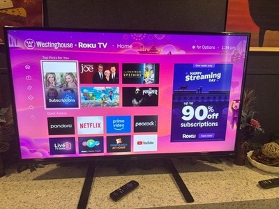 Roku 40 inch Class Select Series Full HD 1080p LED Smart TV (2025)