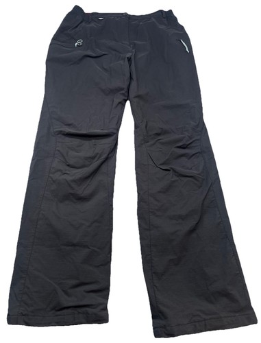 Sprayway pantaloni da trekking passeggio donna UK 16 lunghi idro asciutti neri zip mosca ottime condizioni